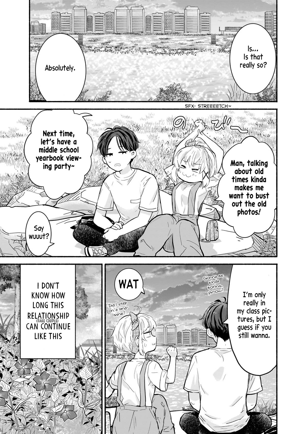 Hey, Wanna Go Out With Me? My Childhood Friend, a Beautiful Girl, Asked Me To Be Her Boyfriend, and I’ve Started a Camouflage Boyfriend Chapter 19 page 21 - Chapter 19: Even Now, At This Moment