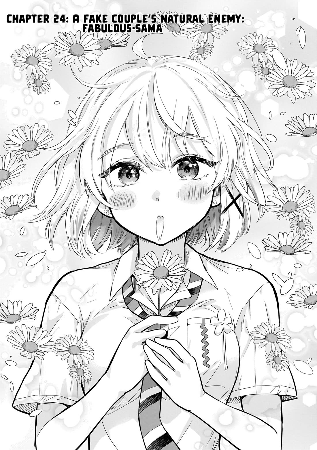 Hey, Wanna Go Out With Me? My Childhood Friend, a Beautiful Girl, Asked Me To Be Her Boyfriend, and I’ve Started a Camouflage Boyfriend Chapter 24 page 1 - Chapter 24: A Fake Couple's Natural Enemy: Fabulous-sama