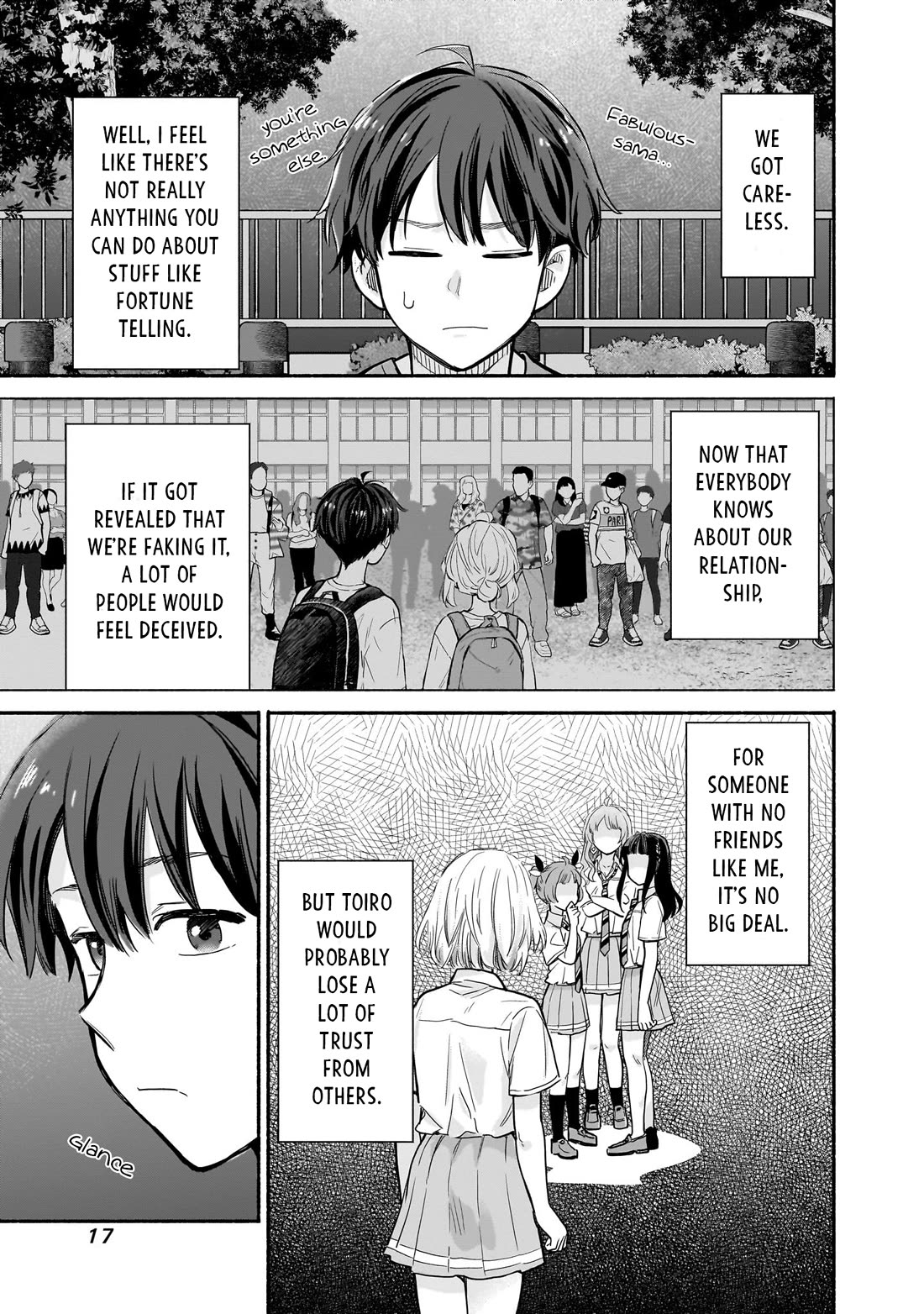 Hey, Wanna Go Out With Me? My Childhood Friend, a Beautiful Girl, Asked Me To Be Her Boyfriend, and I’ve Started a Camouflage Boyfriend Chapter 24 page 15 - Chapter 24: A Fake Couple's Natural Enemy: Fabulous-sama