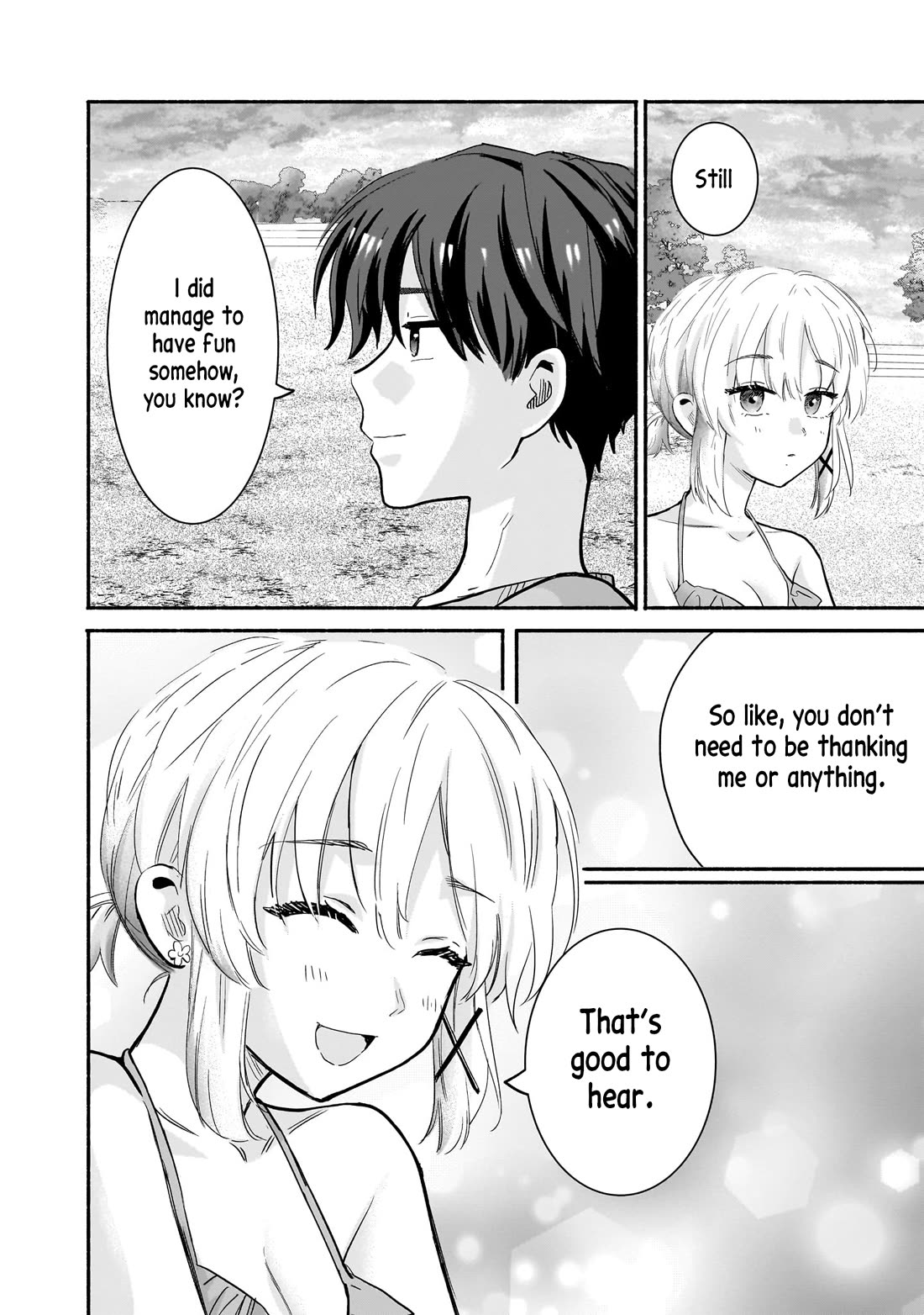 Hey, Wanna Go Out With Me? My Childhood Friend, a Beautiful Girl, Asked Me To Be Her Boyfriend, and I’ve Started a Camouflage Boyfriend Chapter 30 page 14 - Chapter 30: In the Heat of the Sun