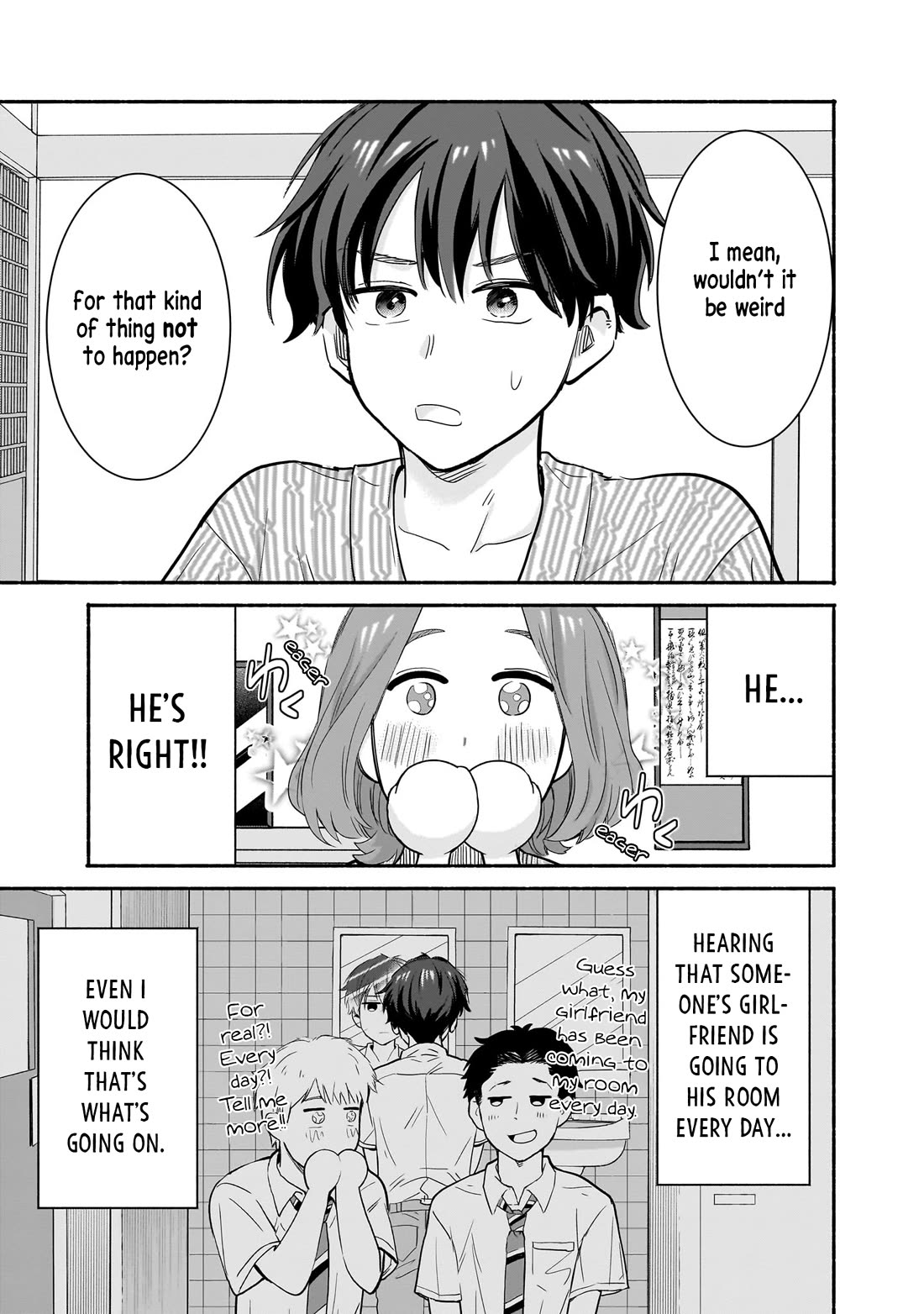 Hey, Wanna Go Out With Me? My Childhood Friend, a Beautiful Girl, Asked Me To Be Her Boyfriend, and I’ve Started a Camouflage Boyfriend Chapter 31 page 17 - Chapter 31: Evenings Away From Home Means...