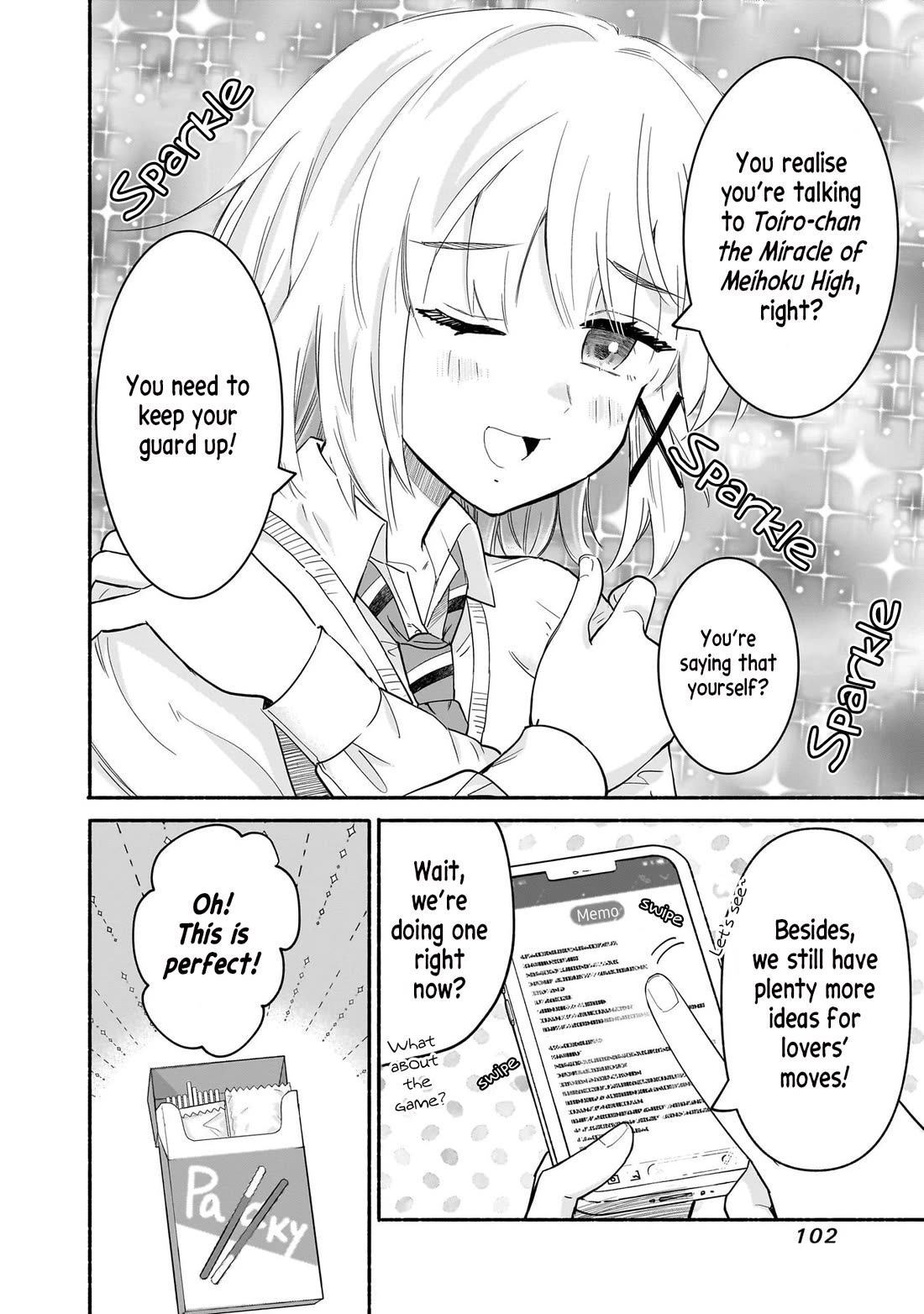Hey, Wanna Go Out With Me? My Childhood Friend, a Beautiful Girl, Asked Me To Be Her Boyfriend, and I’ve Started a Camouflage Boyfriend Chapter 37 page 6 - Chapter 37: The List of Lovers' Moves
