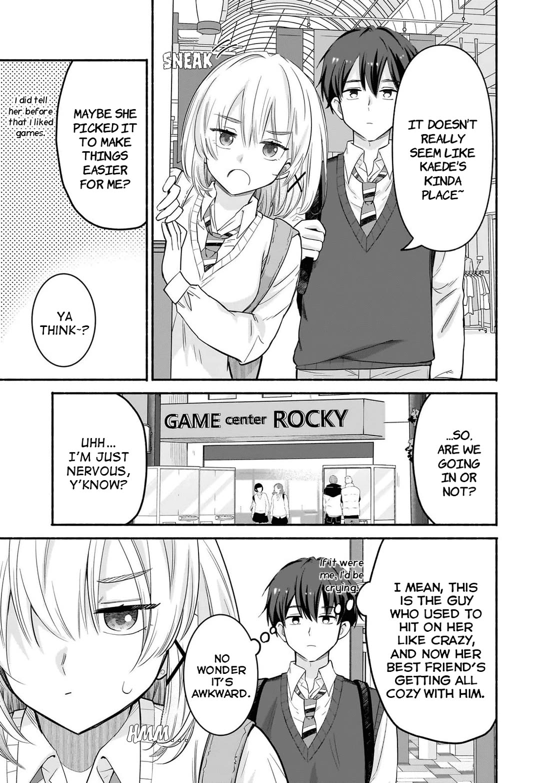 Hey, Wanna Go Out With Me? My Childhood Friend, a Beautiful Girl, Asked Me To Be Her Boyfriend, and I’ve Started a Camouflage Boyfriend Chapter 45 page 5 - Chapter 45: Acting Like a Boyfriend