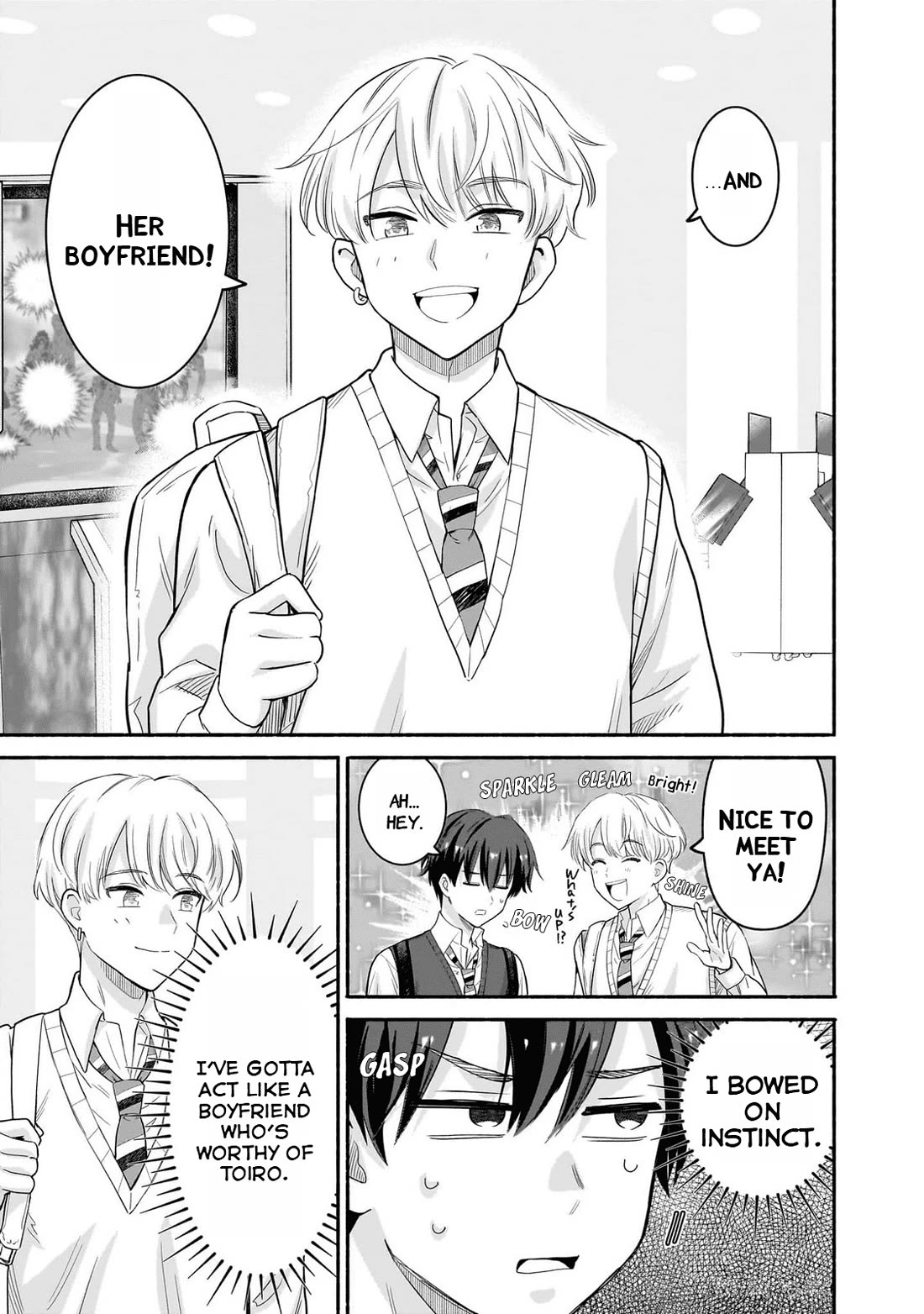Hey, Wanna Go Out With Me? My Childhood Friend, a Beautiful Girl, Asked Me To Be Her Boyfriend, and I’ve Started a Camouflage Boyfriend Chapter 45 page 9 - Chapter 45: Acting Like a Boyfriend