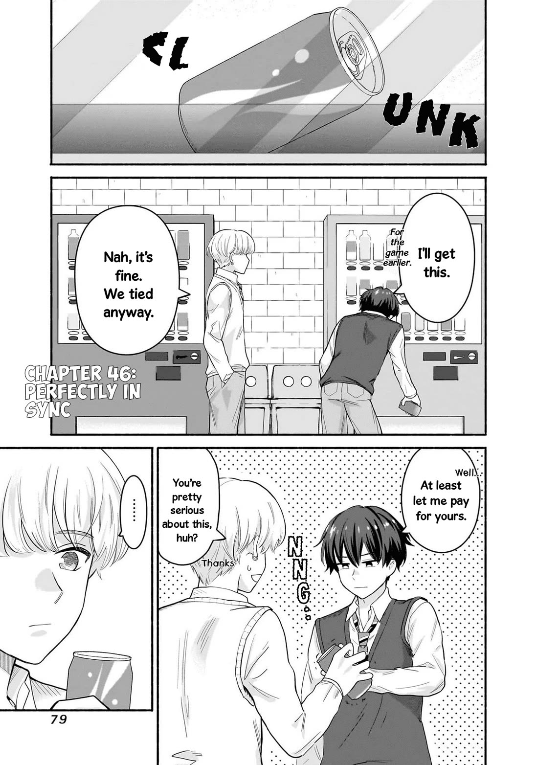 Hey, Wanna Go Out With Me? My Childhood Friend, a Beautiful Girl, Asked Me To Be Her Boyfriend, and I’ve Started a Camouflage Boyfriend Chapter 46 page 1 - Chapter 46: Perfectly in Sync