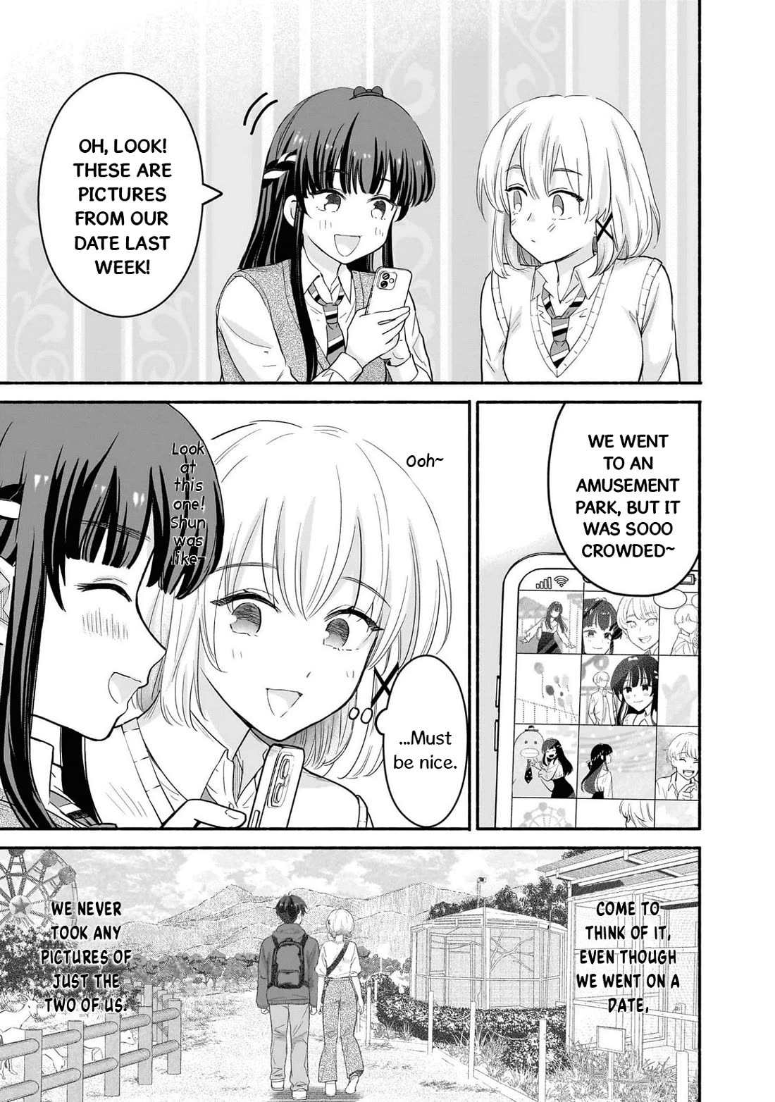 Hey, Wanna Go Out With Me? My Childhood Friend, a Beautiful Girl, Asked Me To Be Her Boyfriend, and I’ve Started a Camouflage Boyfriend Chapter 46 page 7 - Chapter 46: Perfectly in Sync