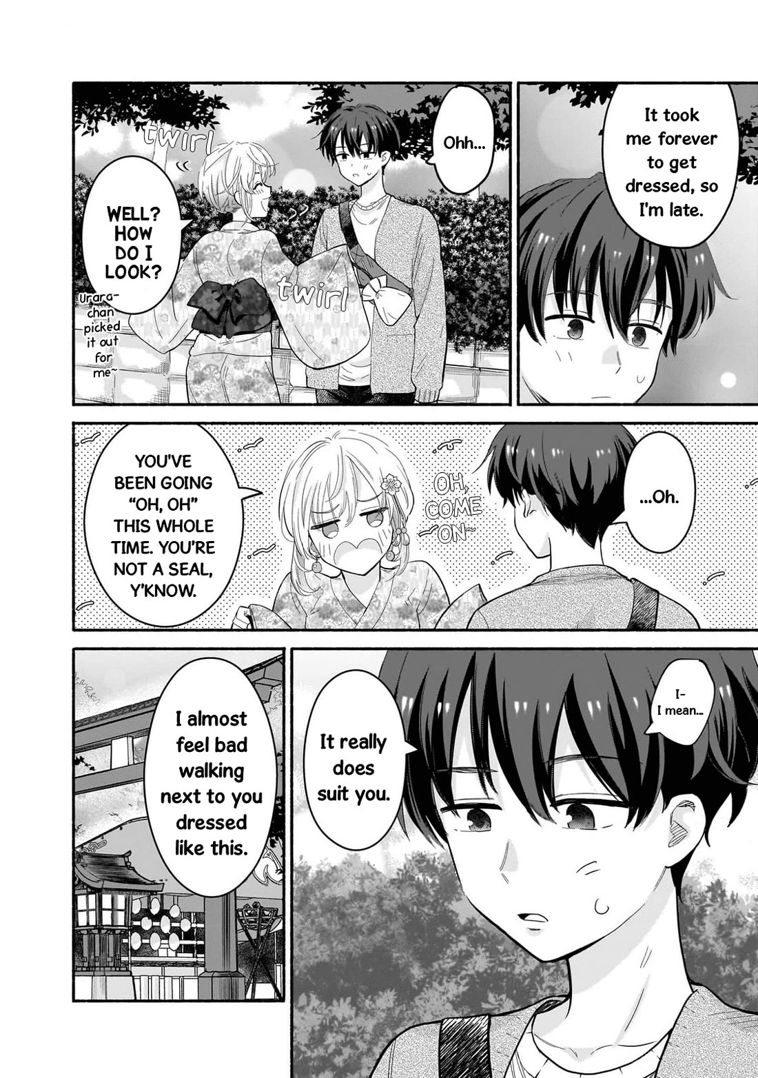 Hey, Wanna Go Out With Me? My Childhood Friend, a Beautiful Girl, Asked Me To Be Her Boyfriend, and I’ve Started a Camouflage Boyfriend Chapter 47 page 14 - Chapter 47: Just Childhood Friends