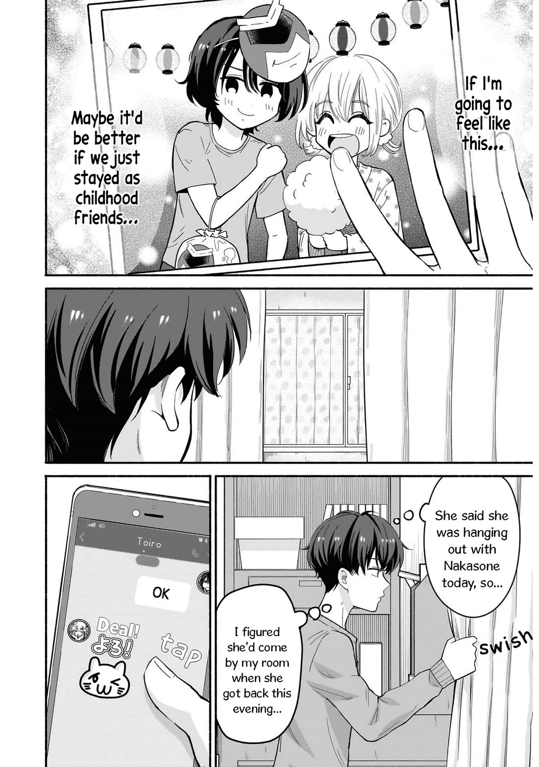 Hey, Wanna Go Out With Me? My Childhood Friend, a Beautiful Girl, Asked Me To Be Her Boyfriend, and I’ve Started a Camouflage Boyfriend Chapter 47 page 6 - Chapter 47: Just Childhood Friends