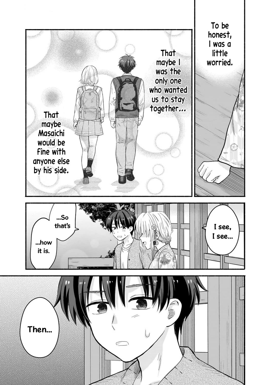 Hey, Wanna Go Out With Me? My Childhood Friend, a Beautiful Girl, Asked Me To Be Her Boyfriend, and I’ve Started a Camouflage Boyfriend Chapter 48 page 15 - Chapter 48: The One by My Side