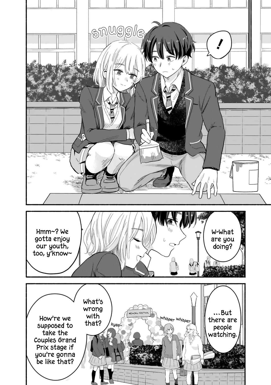 Hey, Wanna Go Out With Me? My Childhood Friend, a Beautiful Girl, Asked Me To Be Her Boyfriend, and I’ve Started a Camouflage Boyfriend Chapter 50 page 12 - Chapter 50: Proving We're a Couple