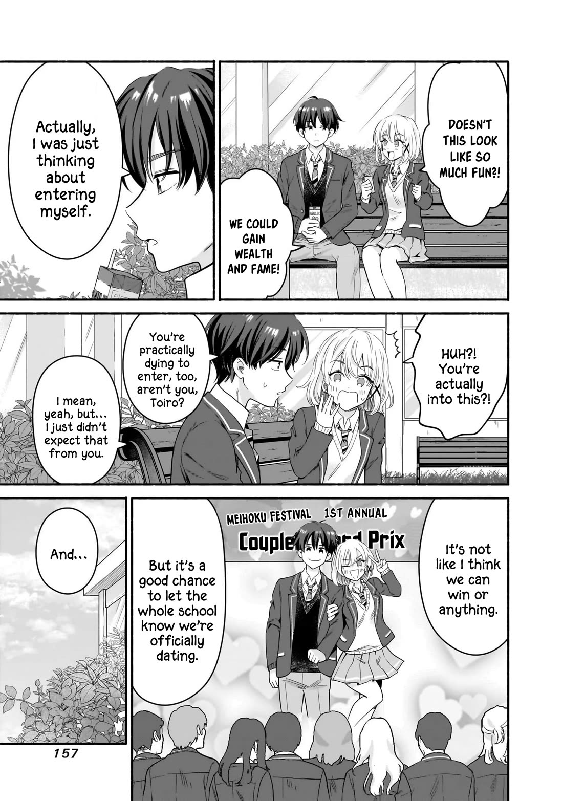 Hey, Wanna Go Out With Me? My Childhood Friend, a Beautiful Girl, Asked Me To Be Her Boyfriend, and I’ve Started a Camouflage Boyfriend Chapter 50 page 3 - Chapter 50: Proving We're a Couple