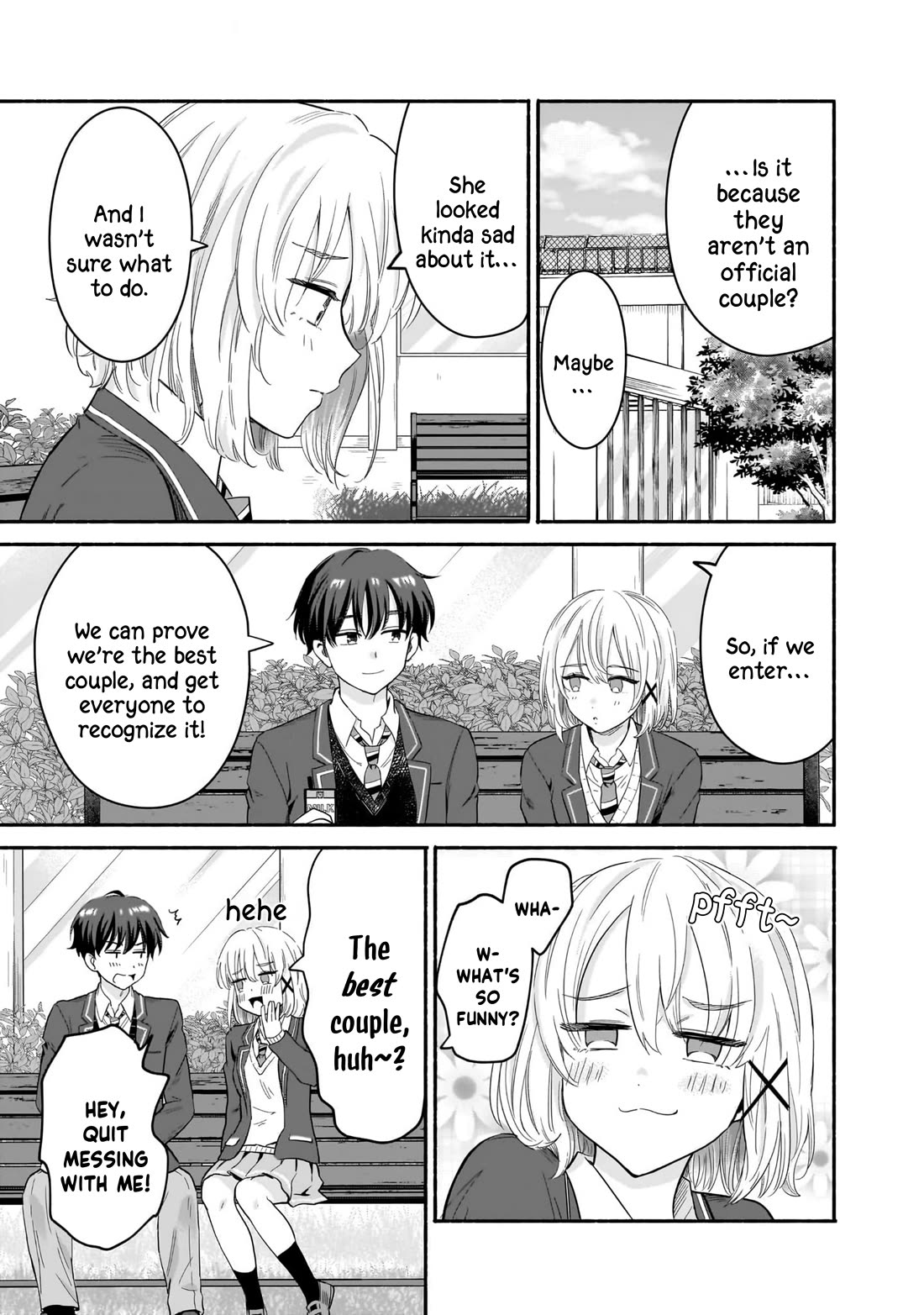 Hey, Wanna Go Out With Me? My Childhood Friend, a Beautiful Girl, Asked Me To Be Her Boyfriend, and I’ve Started a Camouflage Boyfriend Chapter 50 page 5 - Chapter 50: Proving We're a Couple