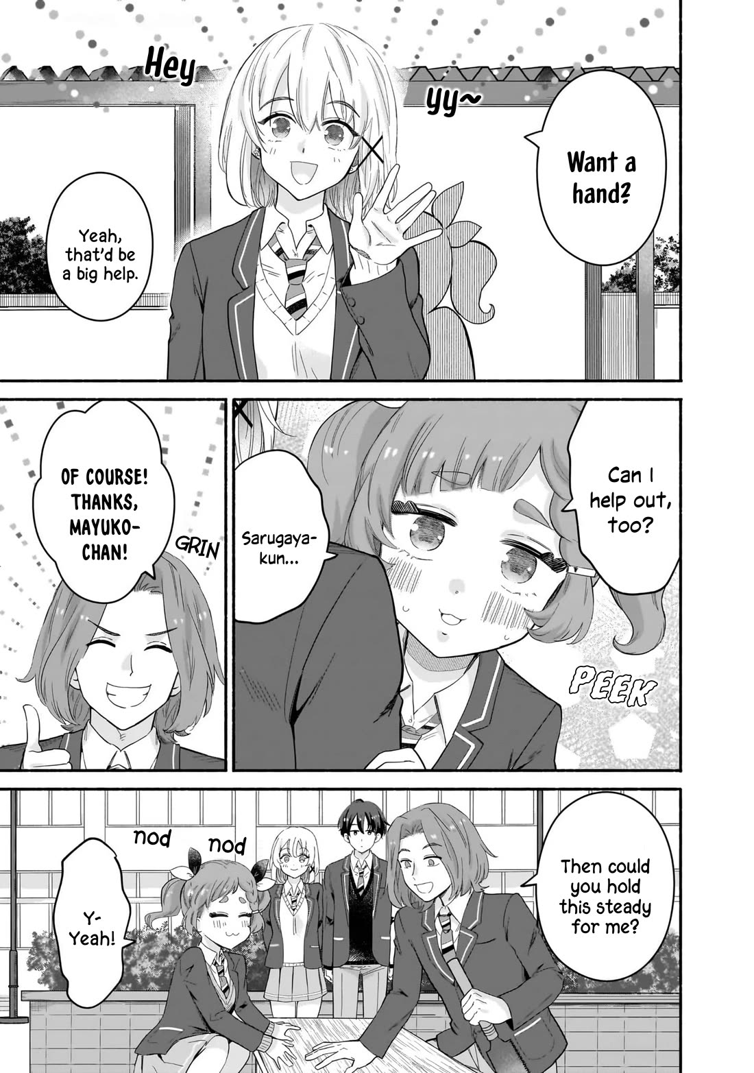 Hey, Wanna Go Out With Me? My Childhood Friend, a Beautiful Girl, Asked Me To Be Her Boyfriend, and I’ve Started a Camouflage Boyfriend Chapter 50 page 9 - Chapter 50: Proving We're a Couple