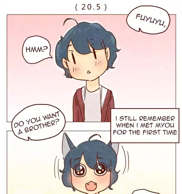 Hey, Your Cat Ears are Showing! Chapter 20.5 page 1 - Chapter 20.5: My brother is super cute!
