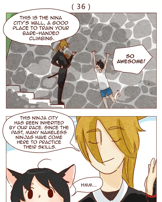 Hey, Your Cat Ears are Showing! Chapter 36 page 3 - Chapter 36: Eared Ninja (Lower)