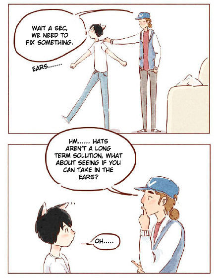 Hey, Your Cat Ears are Showing! Chapter 8 page 4 - Chapter 8