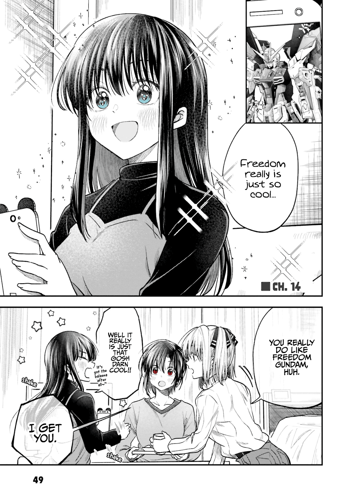 HG ni Koisuru Futari Chapter 14 page 1 - Chapter 14
