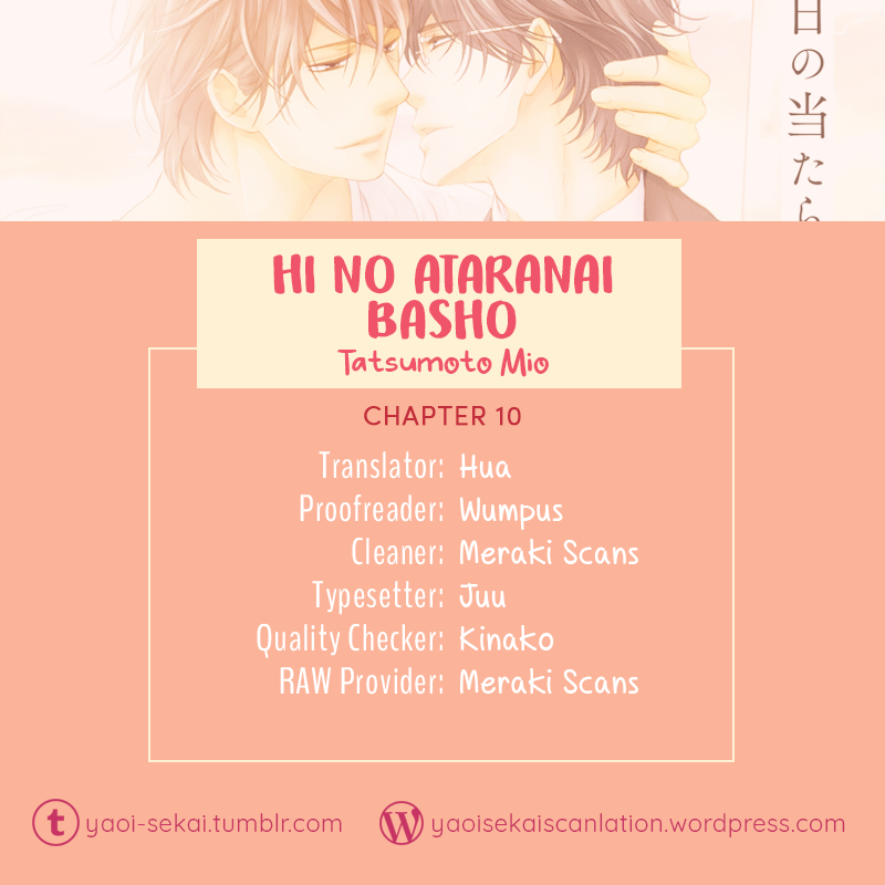 Hi no Ataranai Basho Chapter 10 page 1 - Chapter 10