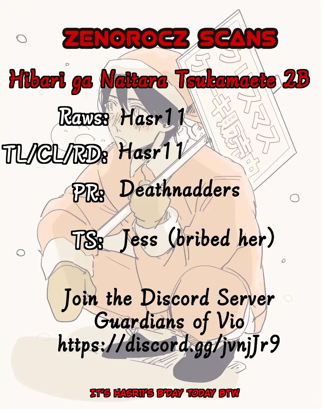 Hibari ga Naitara Tsukamaete Chapter 2.2 page 17 - Chapter 2.2