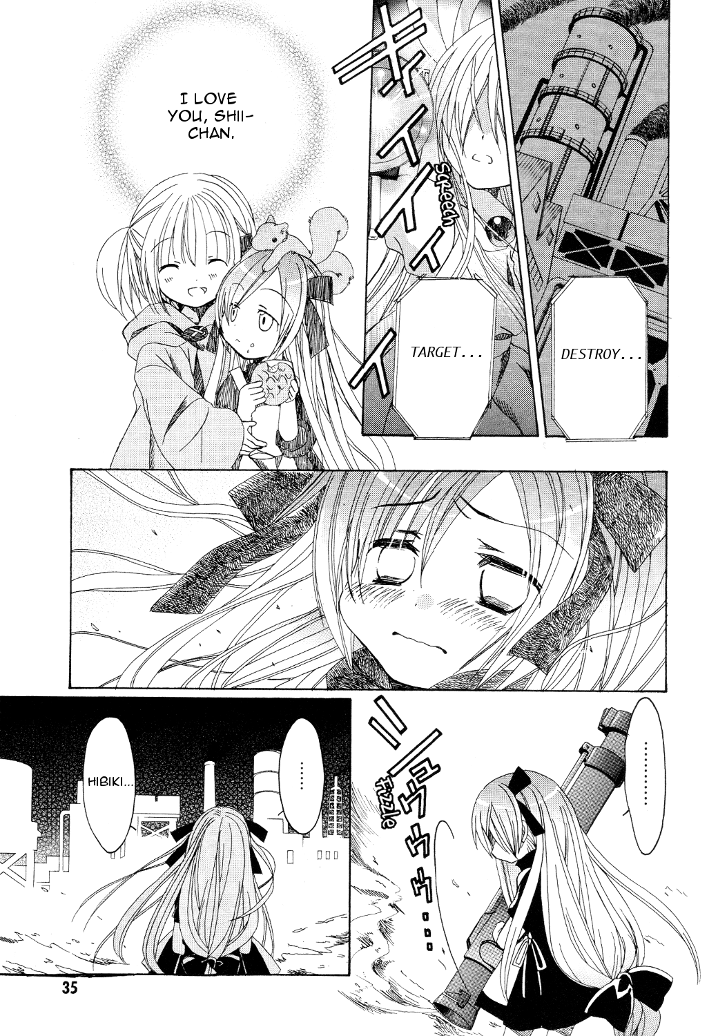 Hibiki no Mahou Chapter 12 page 37 - Chapter 12: The Magic of Living Weapons