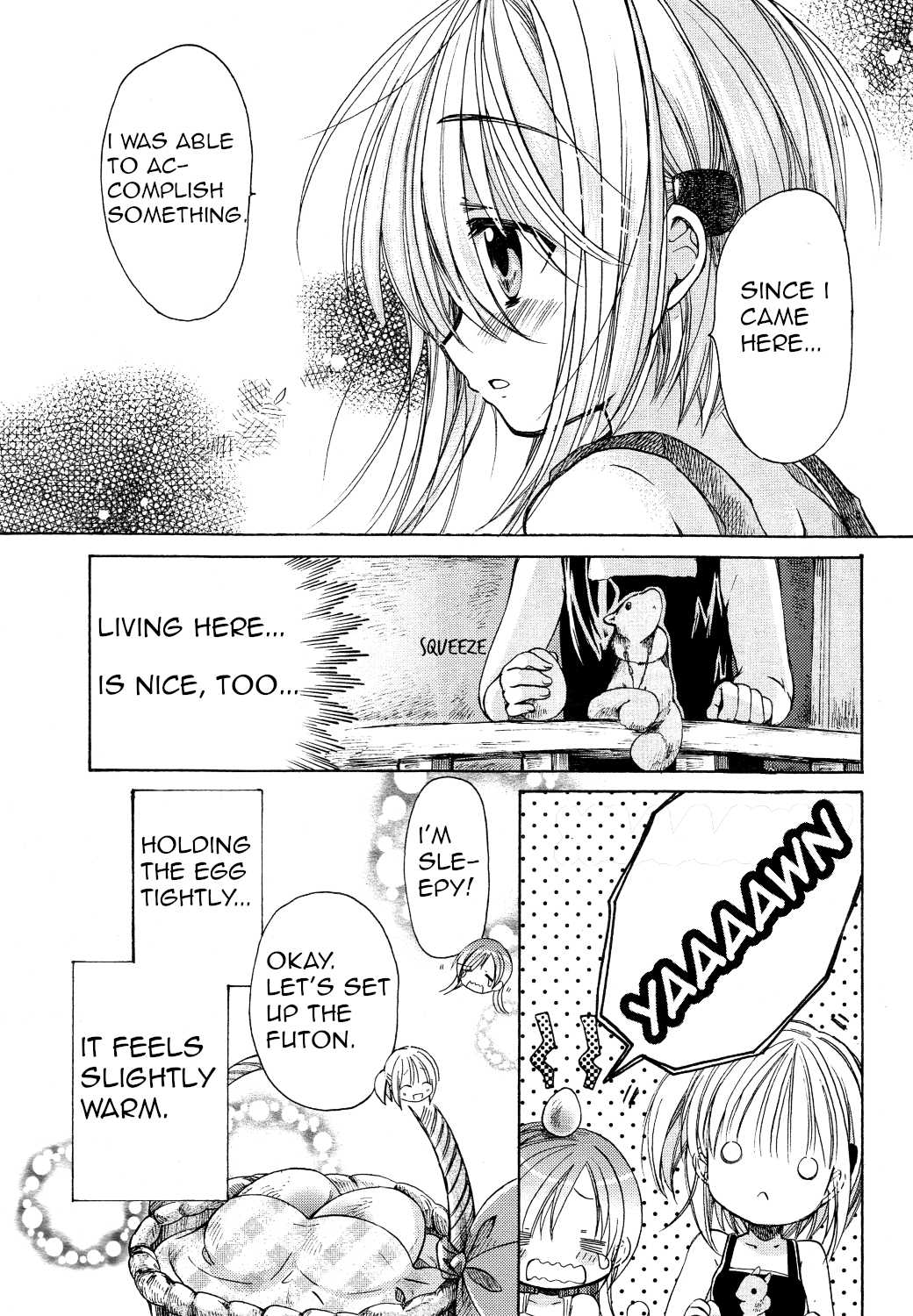 Hibiki no Mahou Chapter 27 page 13 - Chapter 27: The Magic of the Egg