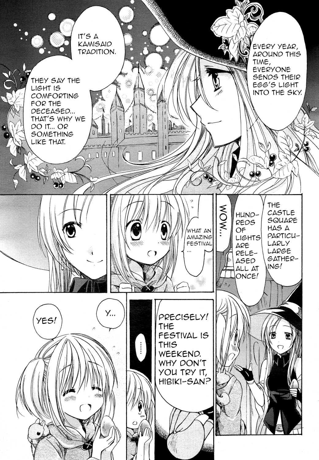 Hibiki no Mahou Chapter 27 page 5 - Chapter 27: The Magic of the Egg