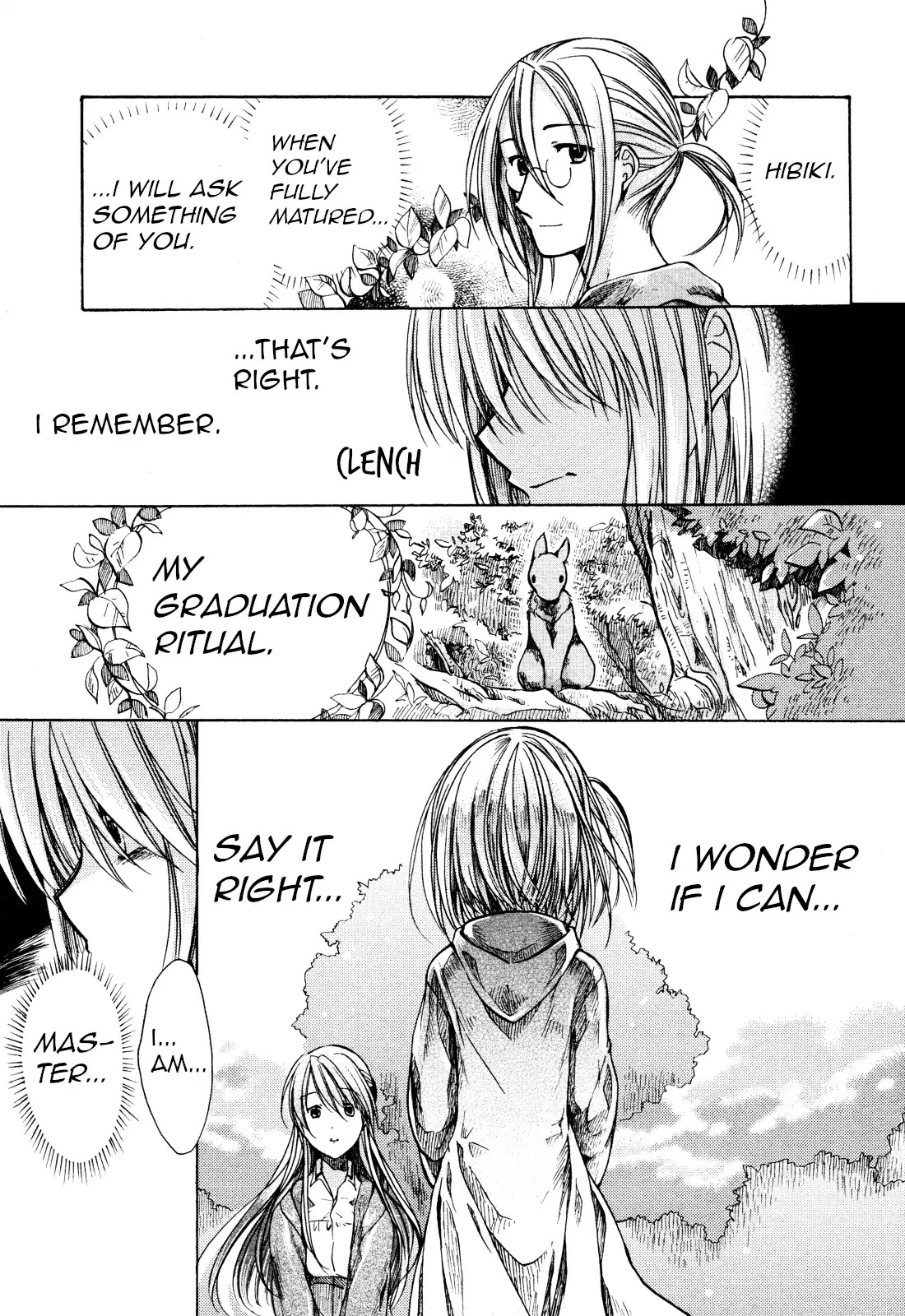 Hibiki no Mahou Chapter 29 page 13 - Chapter 29: The Magic of Leaving The Next (Second Part) [END]