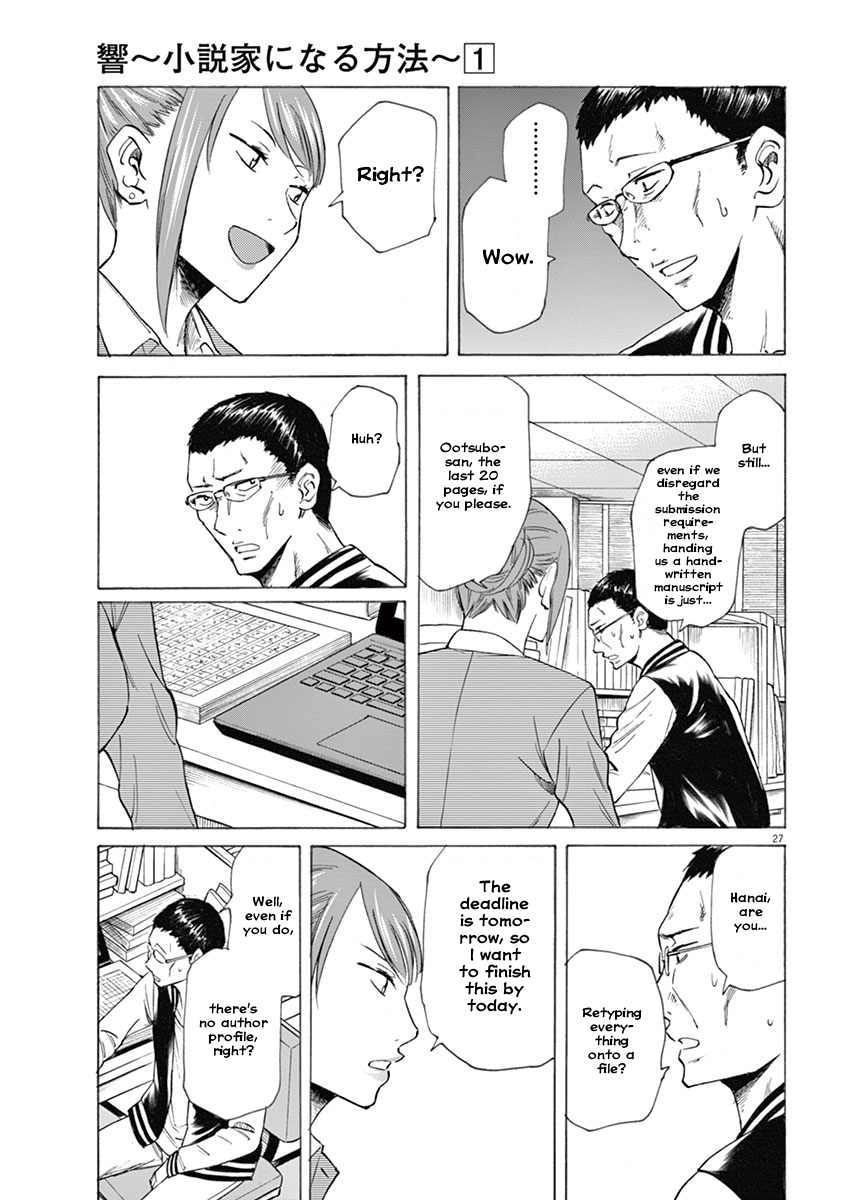 Hibiki - Shousetsuka ni Naru Houhou Chapter 2 page 27 - Chapter 2: Right and left