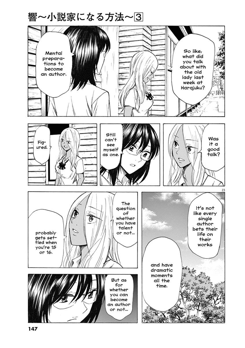 Hibiki - Shousetsuka ni Naru Houhou Chapter 22 page 23 - Chapter 22: The Girl I Like