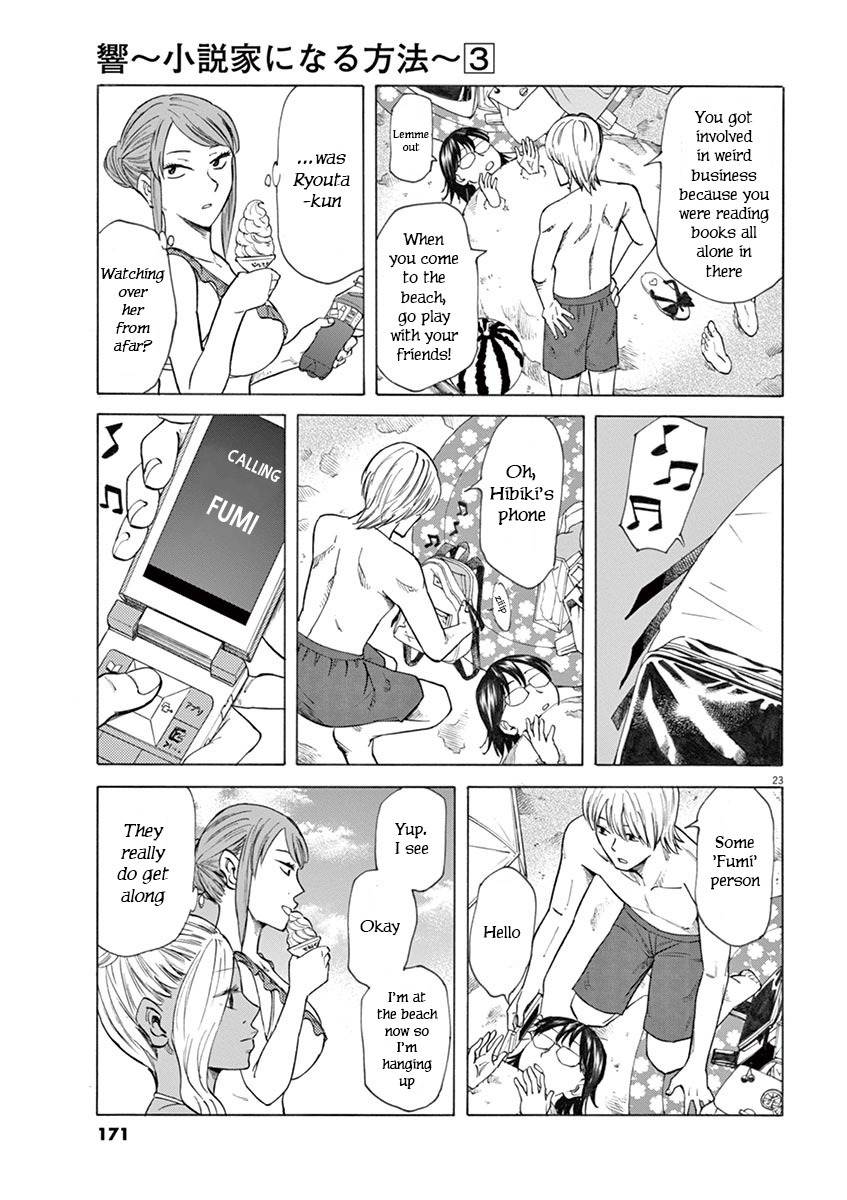 Hibiki - Shousetsuka ni Naru Houhou Chapter 23 page 23 - Chapter 23: August 12