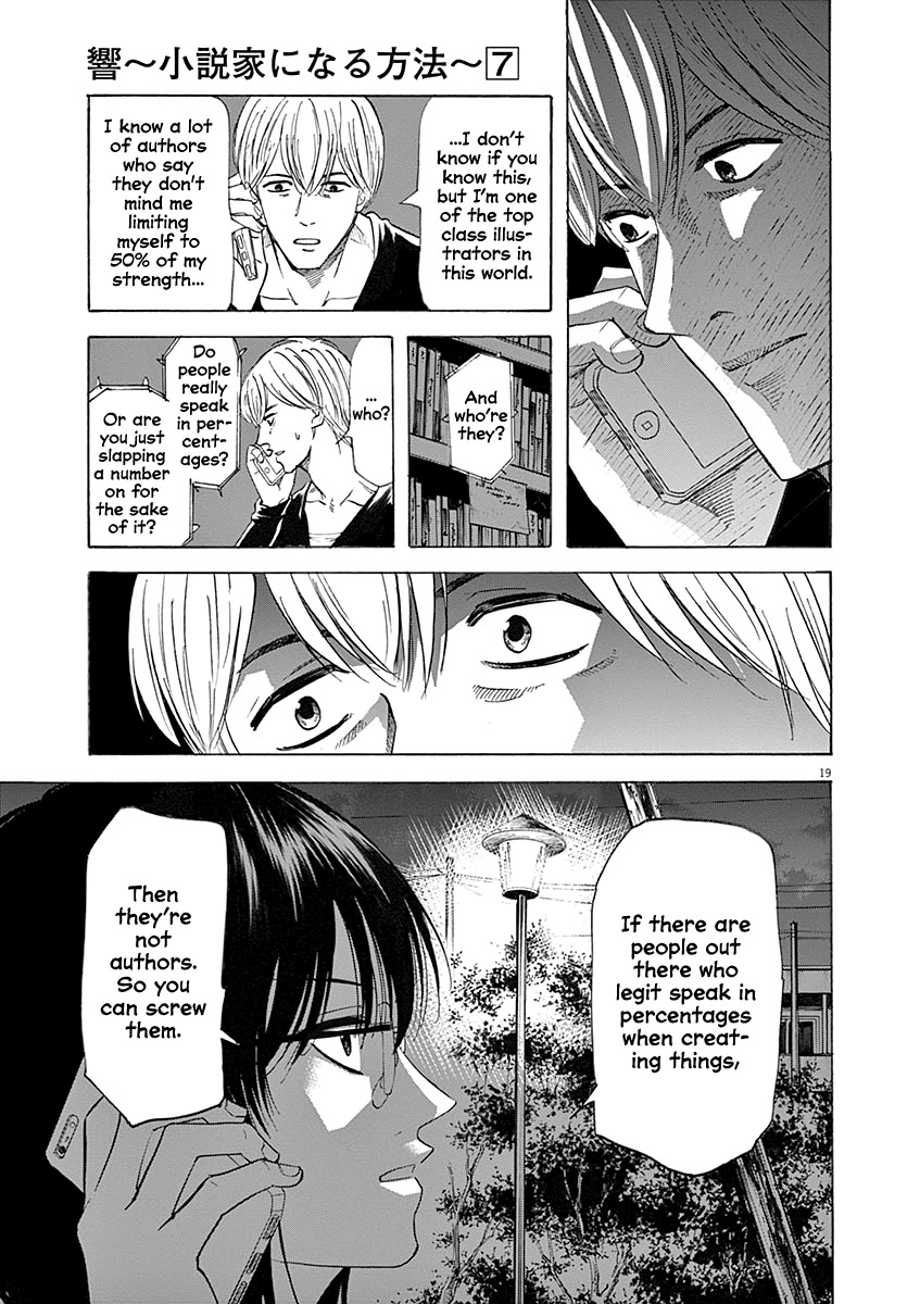 Hibiki - Shousetsuka ni Naru Houhou Chapter 57 page 19 - Chapter 57: Hurt