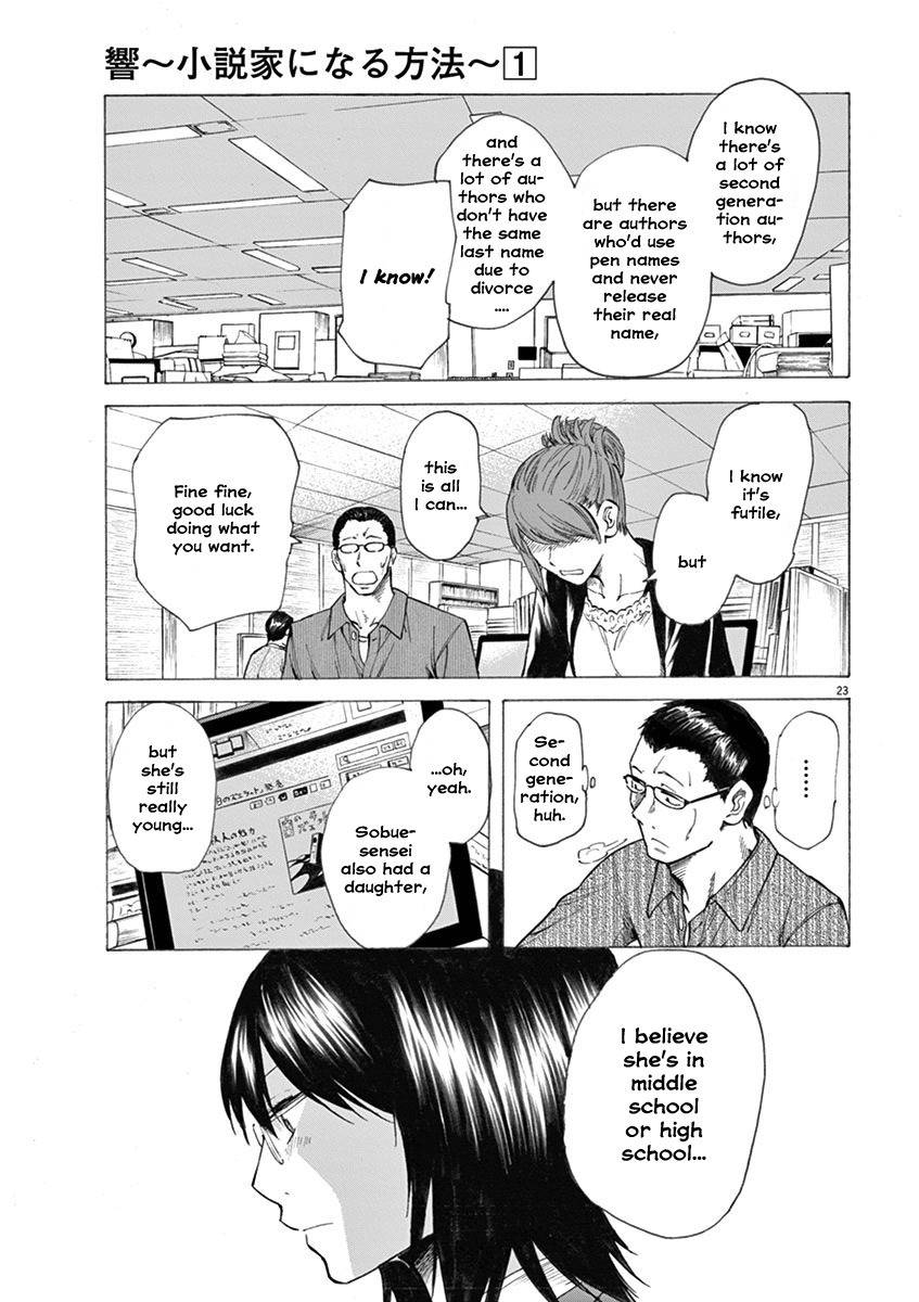Hibiki - Shousetsuka ni Naru Houhou Chapter 6 page 23 - Chapter 6: Role