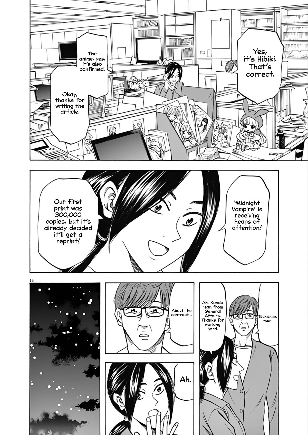 Hibiki - Shousetsuka ni Naru Houhou Chapter 73 page 16 - Chapter 73: Novelist