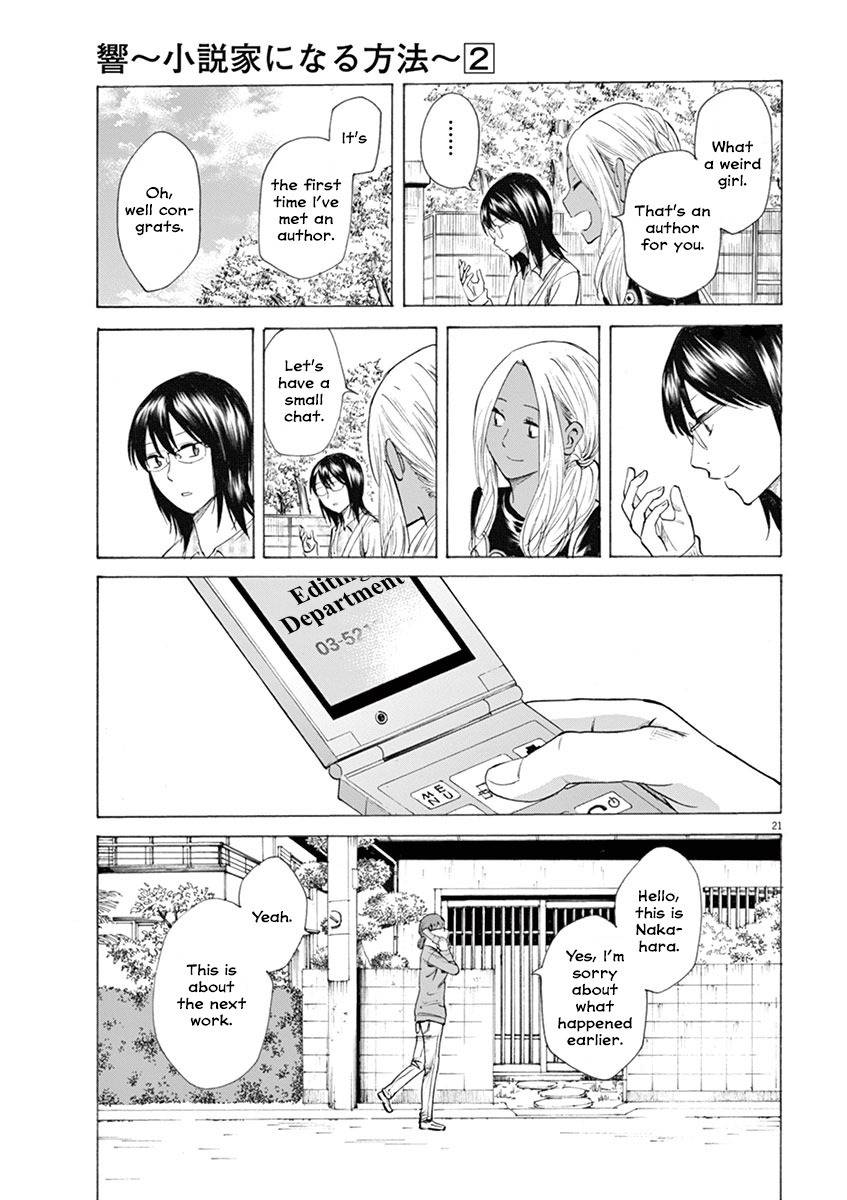 Hibiki - Shousetsuka ni Naru Houhou Chapter 9 page 21 - Chapter 9: Talent