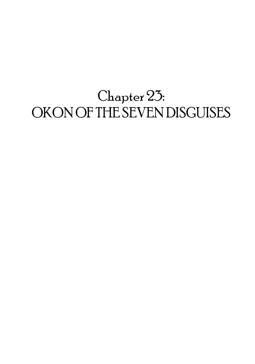 Hidamari no Ki Chapter 23 page 1 - Chapter 23: Okon of the Seven Disguises