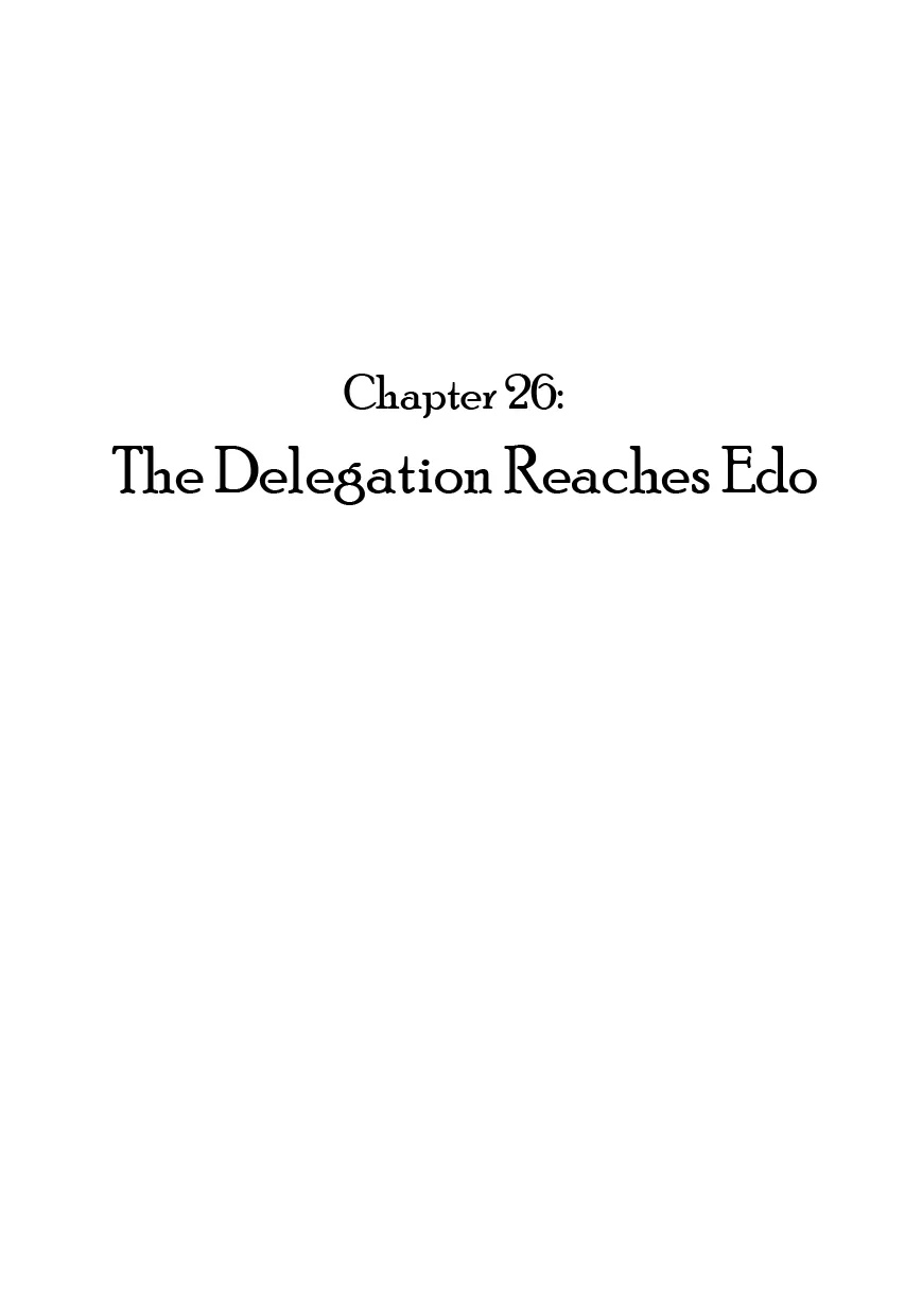 Hidamari no Ki Chapter 26 page 1 - Chapter 26: The Delegation Reaches Edo