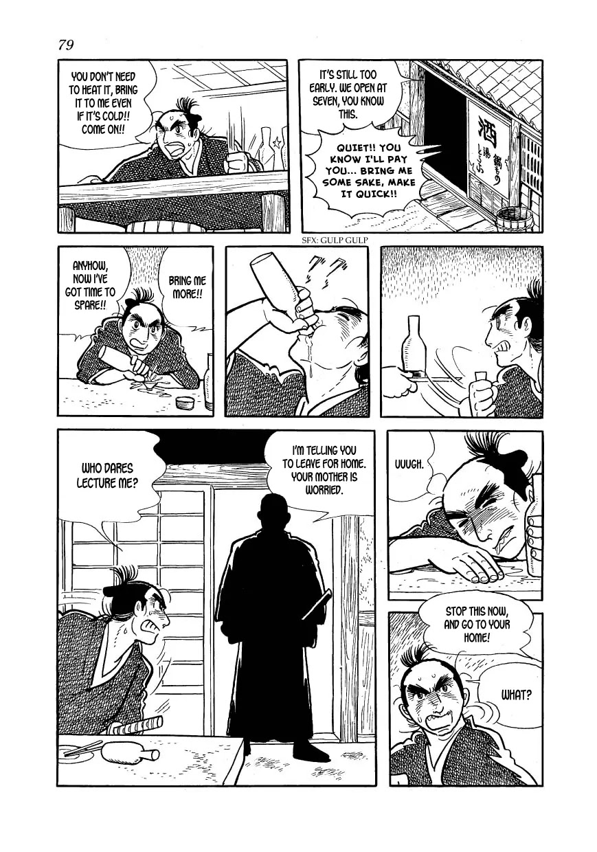 Hidamari no Ki Chapter 32 page 9 - Chapter 32: Manjiro Drowns His Sorrows in Sake