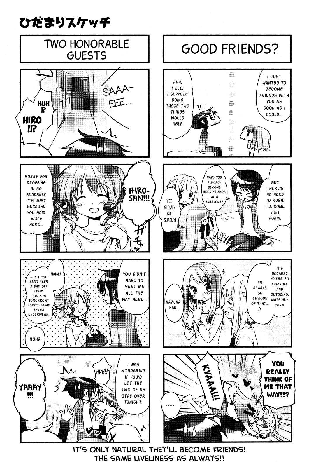 Hidamari Sketch Chapter 113 page 8 - Chapter 113