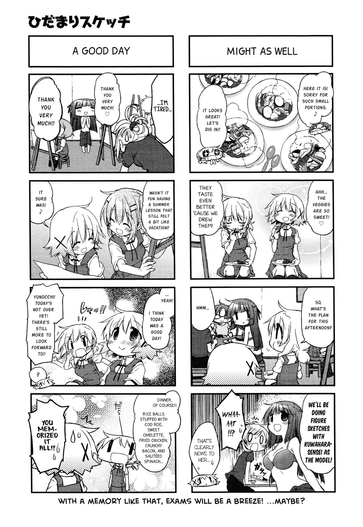 Hidamari Sketch Chapter 132 page 7 - Chapter 132