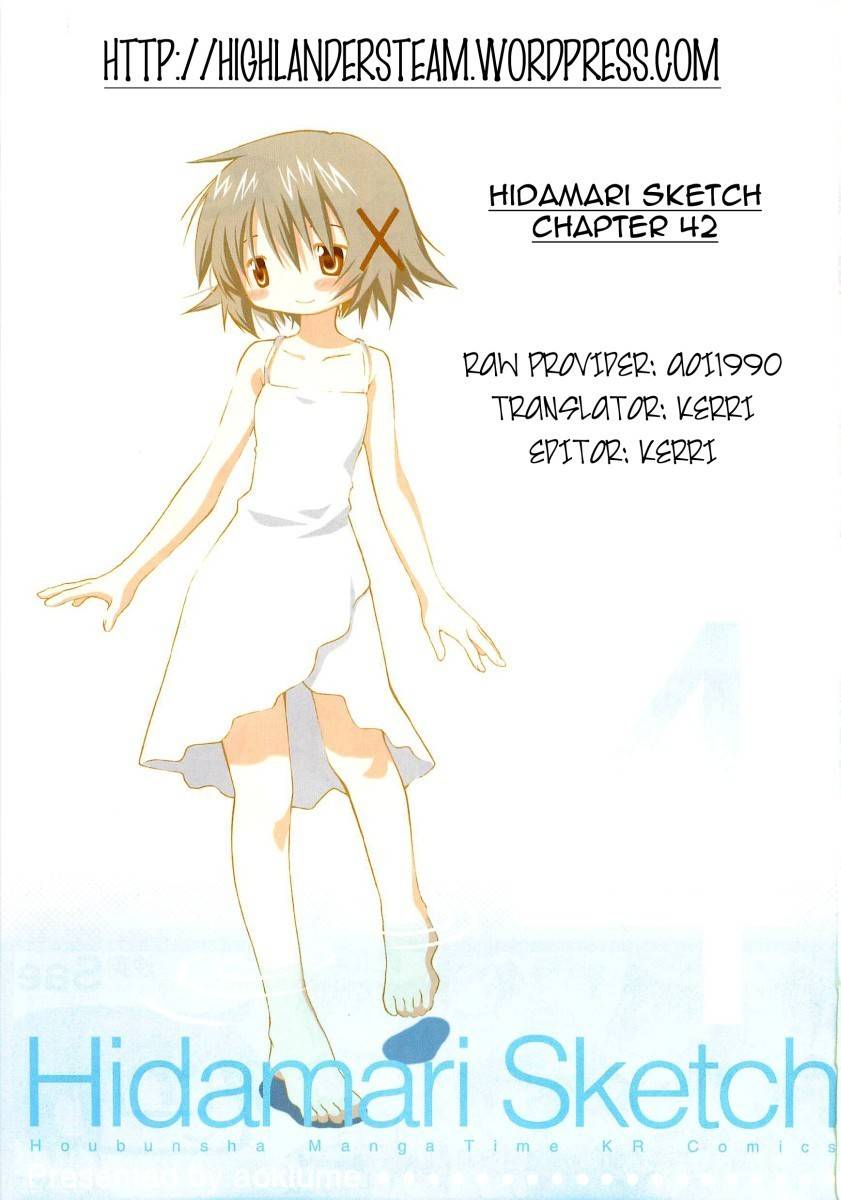 Hidamari Sketch Chapter 42 page 9 - Chapter 42