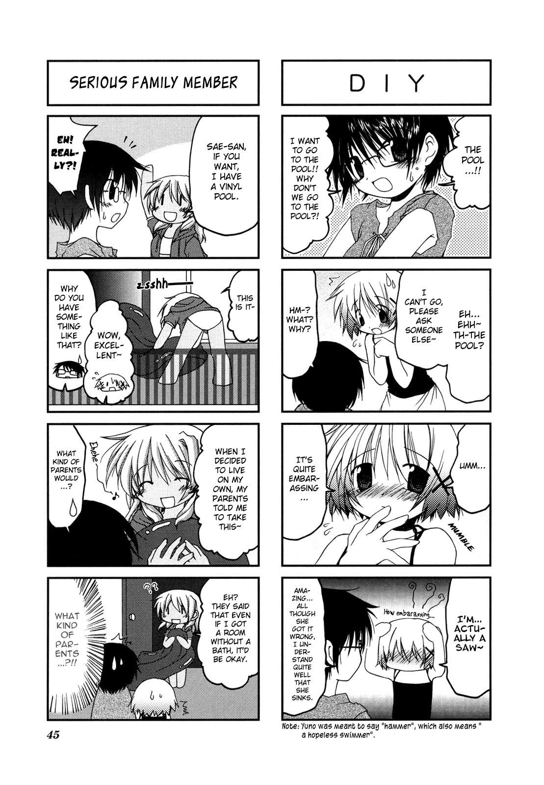 Hidamari Sketch Chapter 5 page 7 - Chapter 5