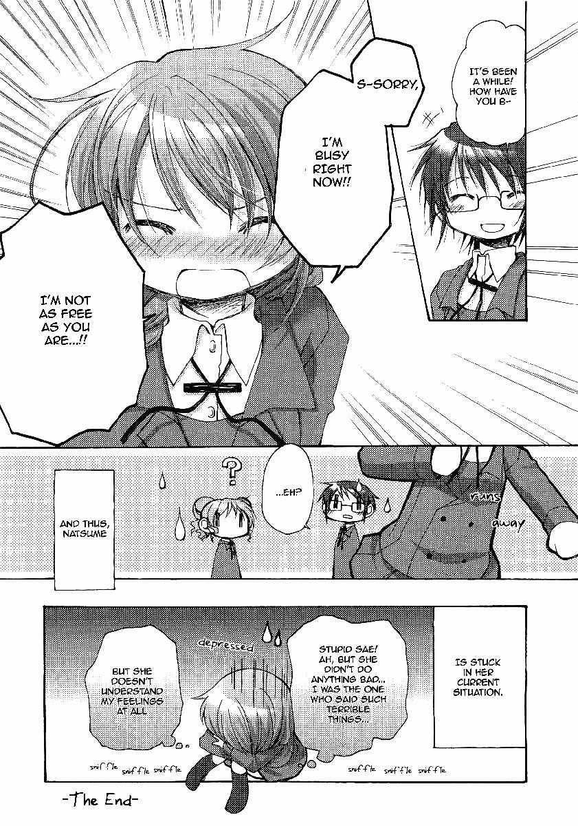 Hidamari Sketch Chapter 52.5 page 16 - Chapter 52.5: Extra: Until Natsume Becomes Capable