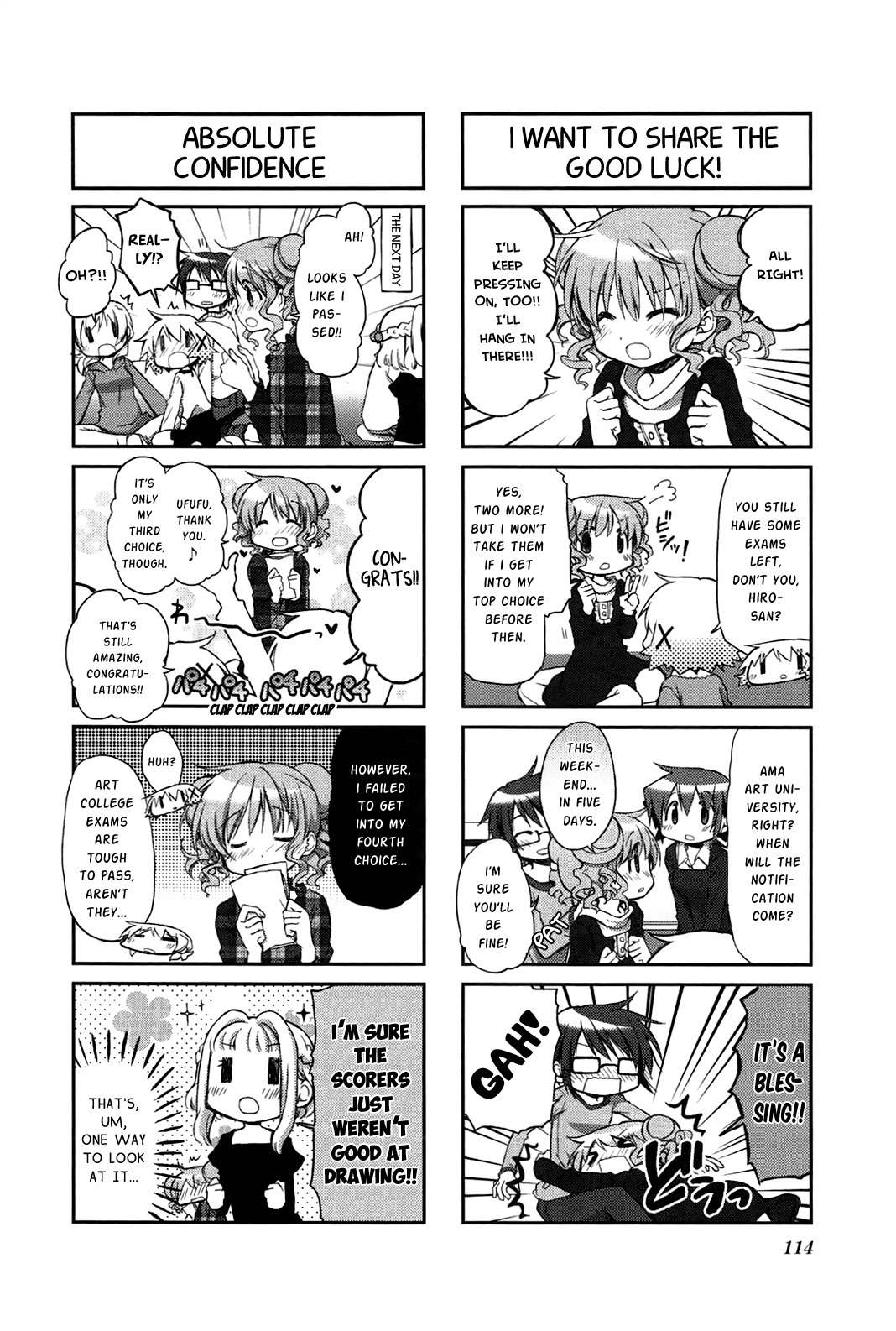 Hidamari Sketch Chapter 98 page 3 - Chapter 98