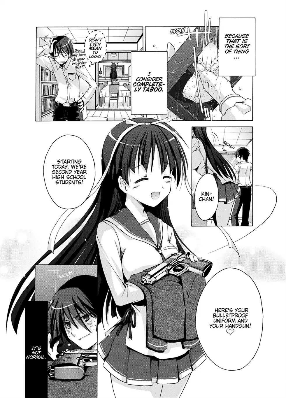 Hidan no Aria Chapter 0 page 10 - Chapter 0: Vol.1 Bullet 0: Loading