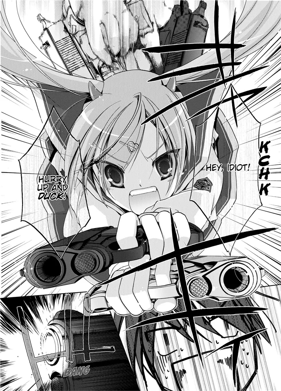 Hidan no Aria Chapter 1 page 10 - Chapter 1: Vol.1 Bullet 1: She Came From The Sky