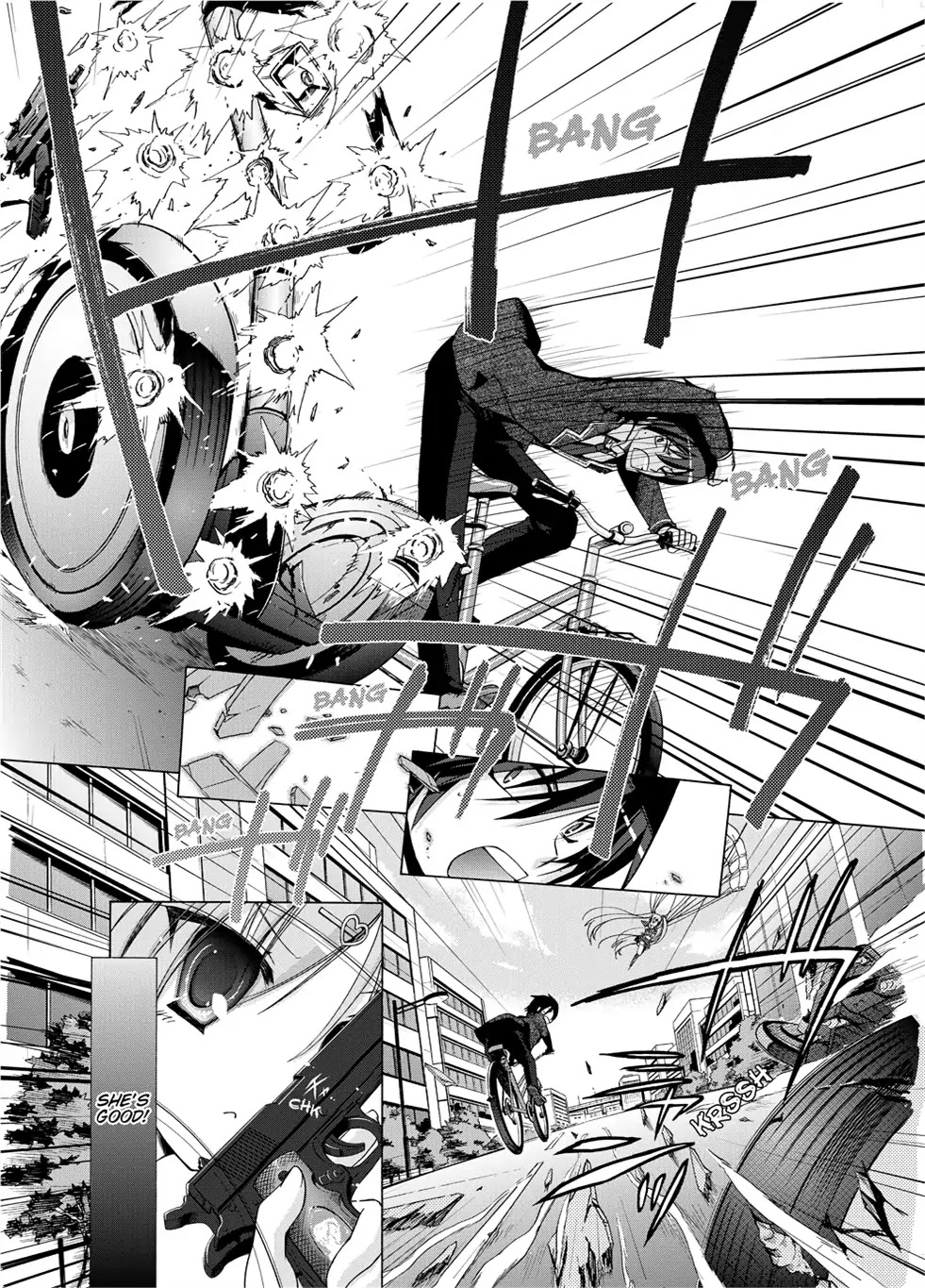 Hidan no Aria Chapter 1 page 11 - Chapter 1: Vol.1 Bullet 1: She Came From The Sky