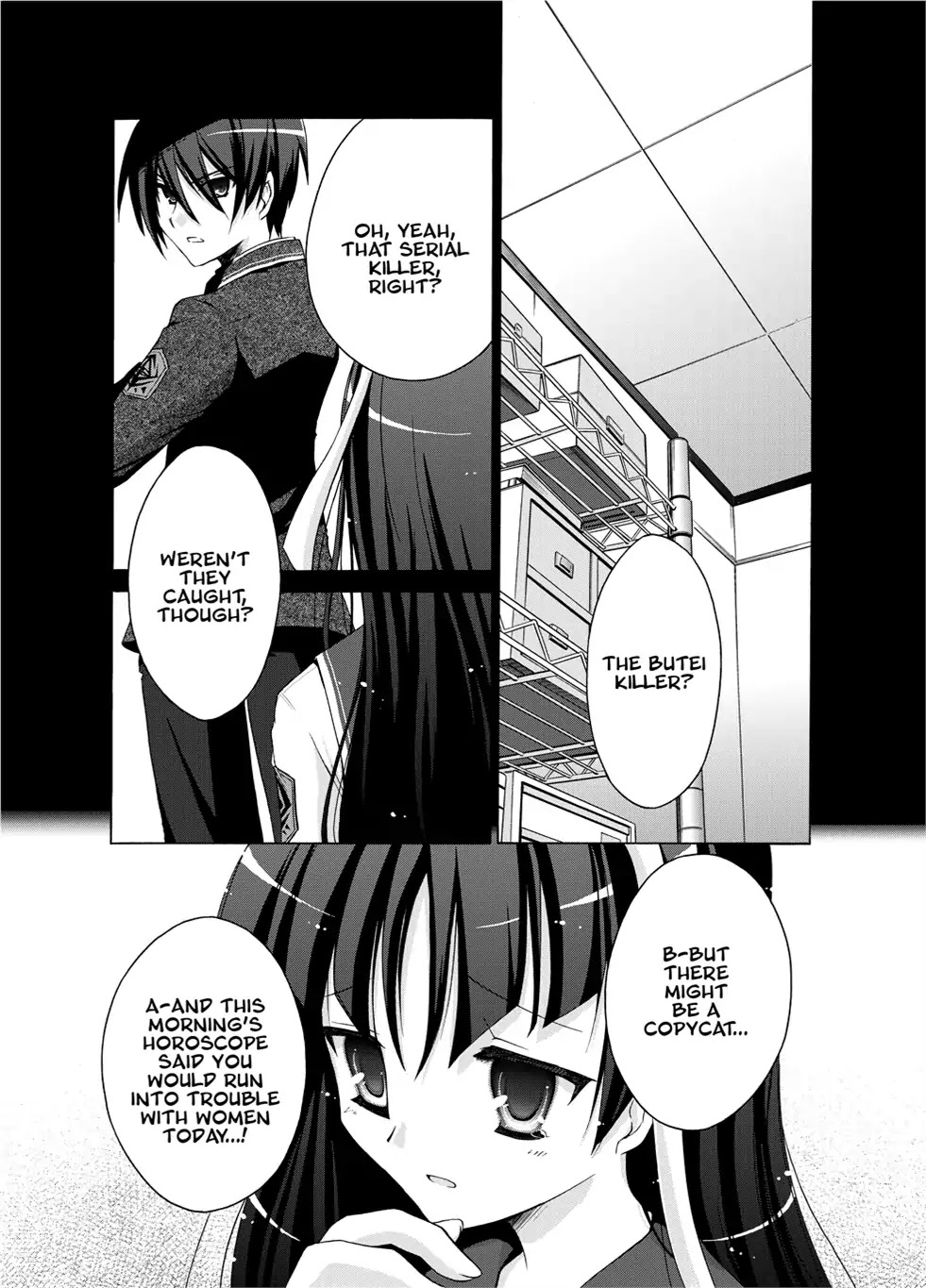 Hidan no Aria Chapter 1 page 22 - Chapter 1: Vol.1 Bullet 1: She Came From The Sky