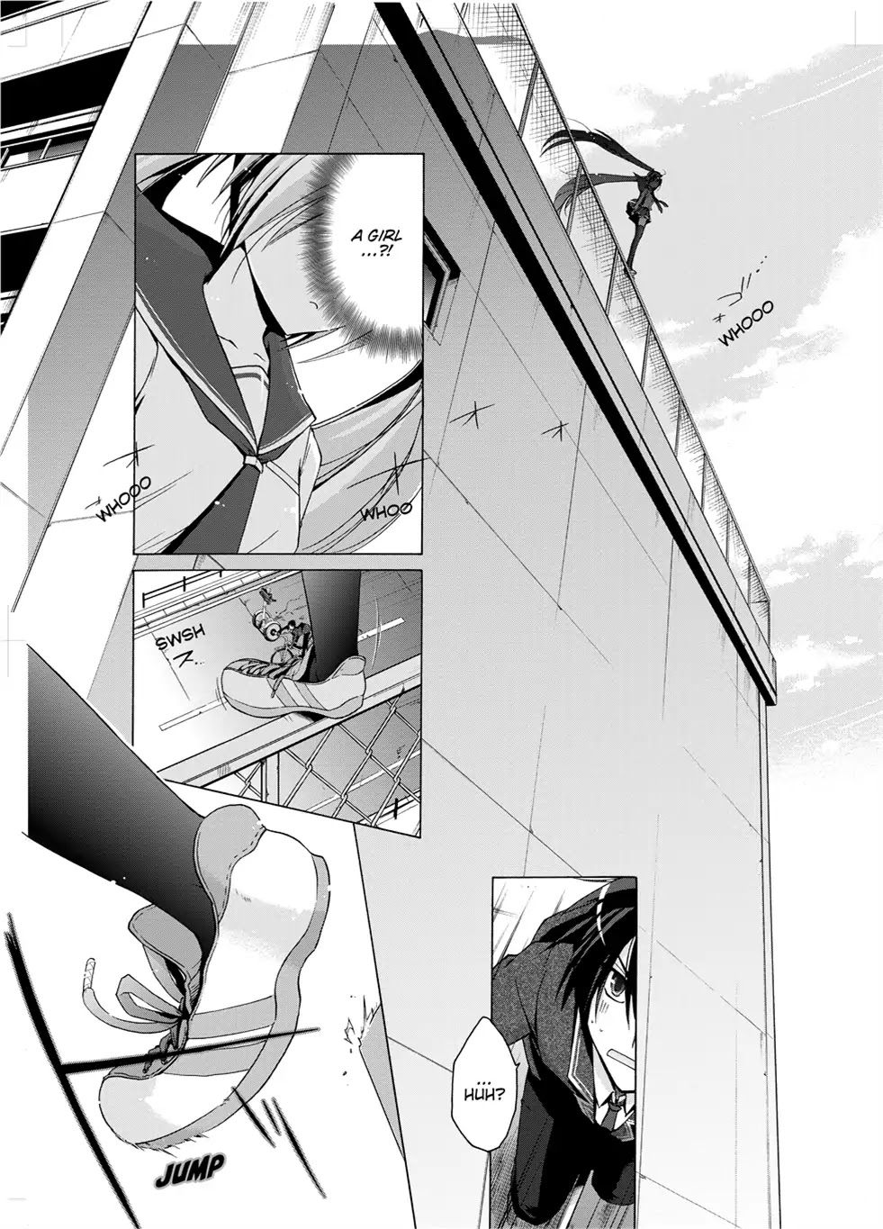 Hidan no Aria Chapter 1 page 6 - Chapter 1: Vol.1 Bullet 1: She Came From The Sky