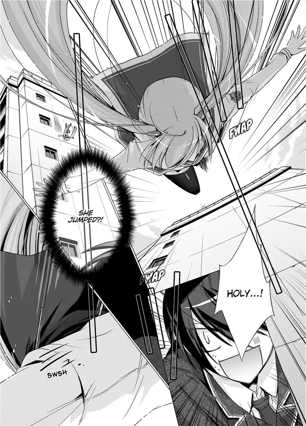 Hidan no Aria Chapter 1 page 7 - Chapter 1: Vol.1 Bullet 1: She Came From The Sky