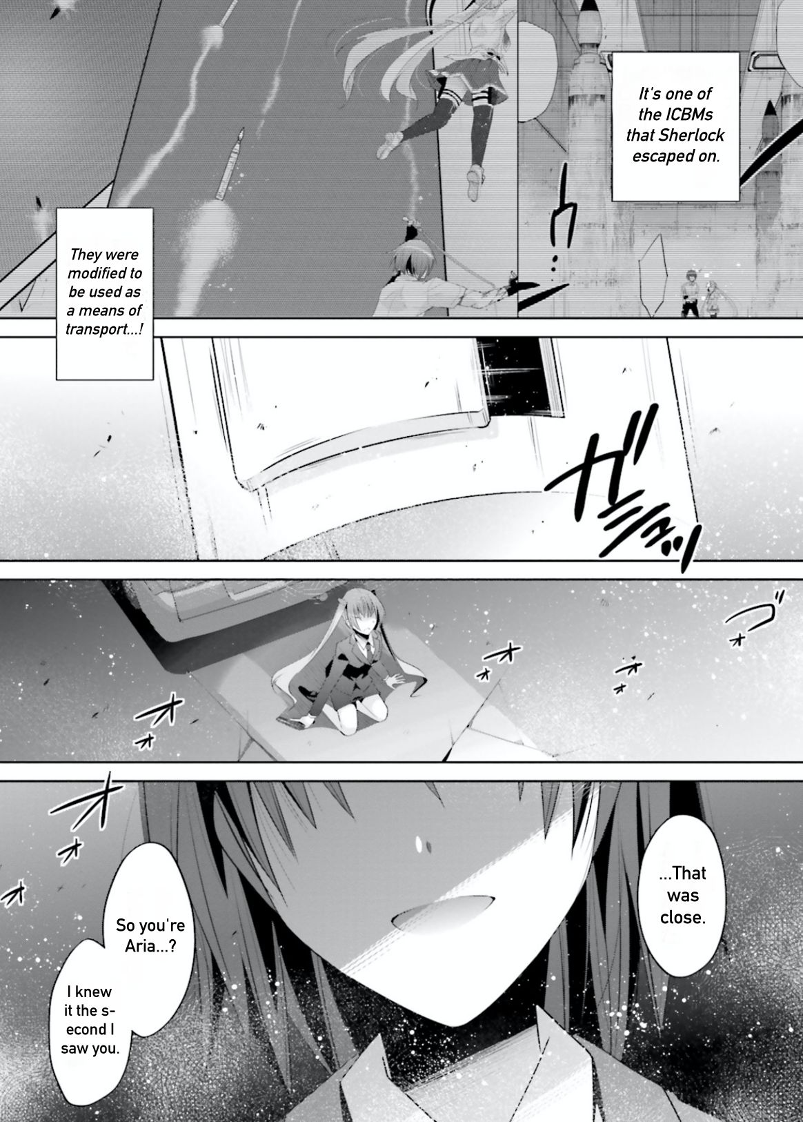 Hidan no Aria Chapter 100 page 24 - Chapter 100: Silver Missile